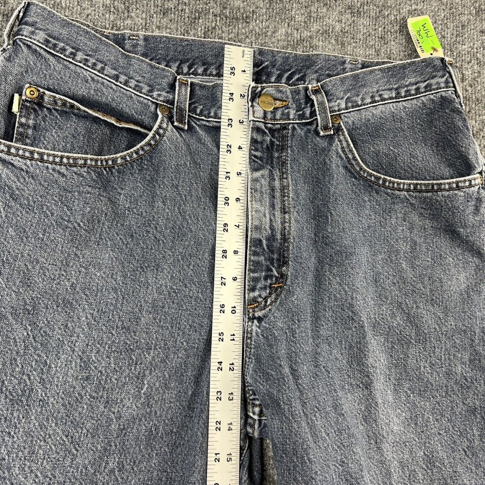 LL Bean Men Jeans Double L Classic Fit 34x31 Blue Cotton Denim - Picture 6 of 12